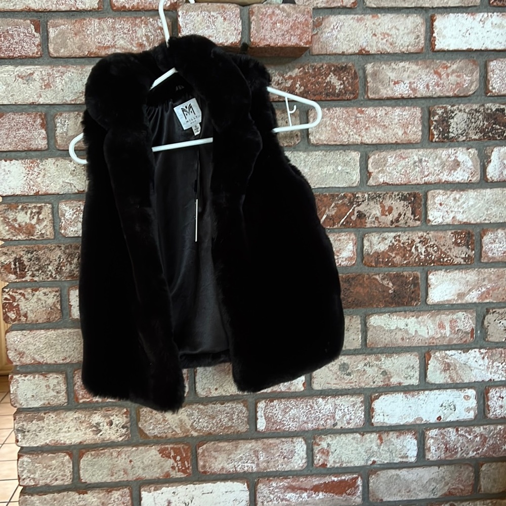 NWT Milly Minis Size 10 Faux Fur Vest